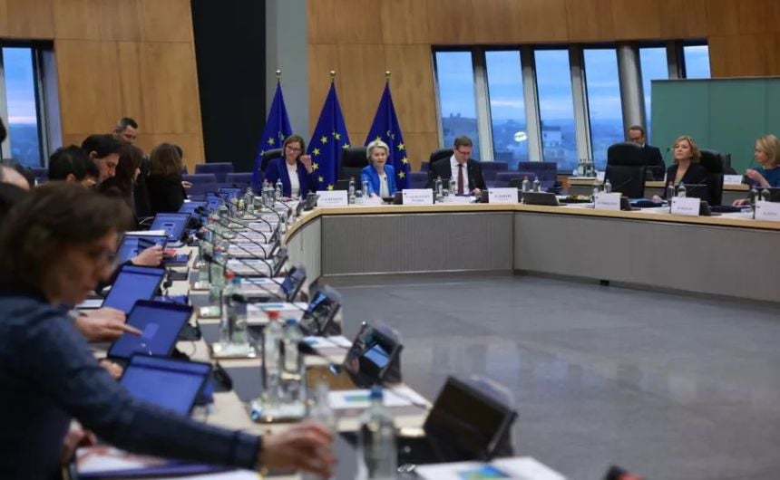 BELGIUM EU COMMISSION COLLEGE MEETING