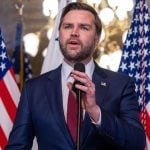 Potpredsjednik SAD-a JD Vance govori prije prisege Johna Ratcliffea za direktora CIA-e, Washington, 23. siječnja 2025.
