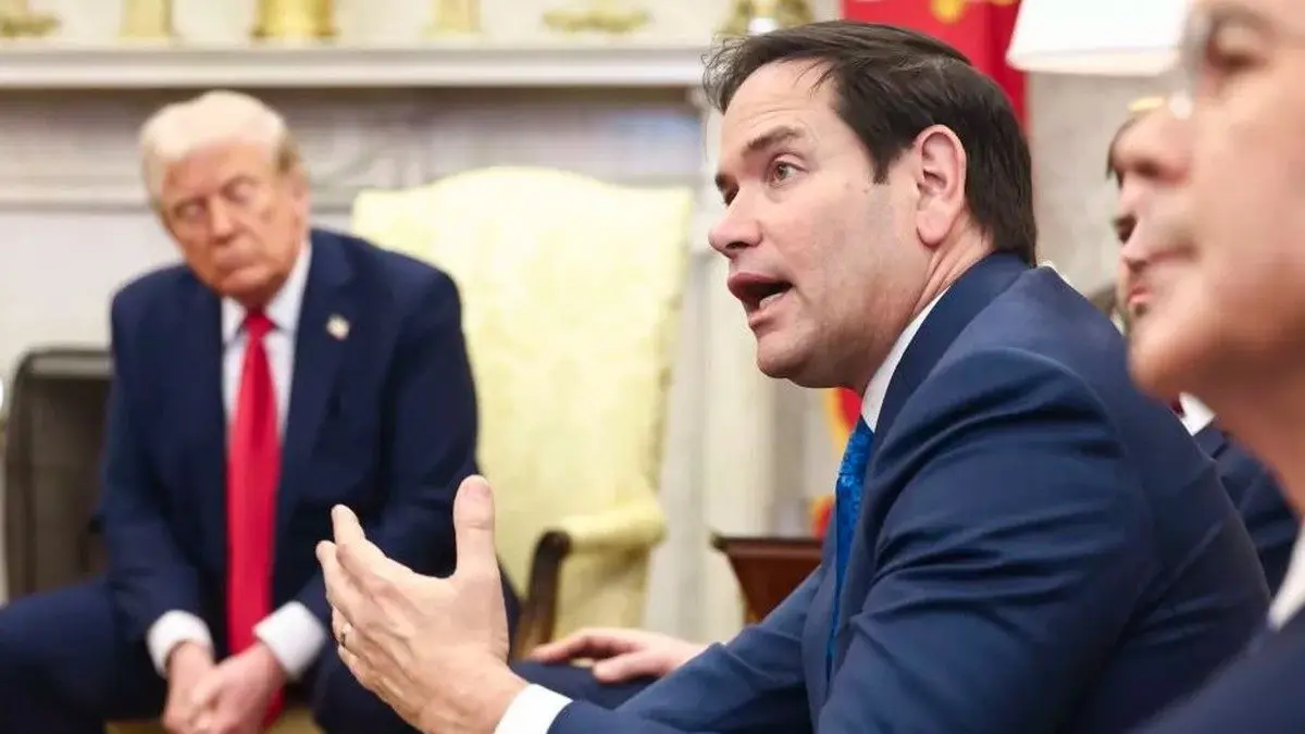Američki državni tajnik Marco Rubio na sastanku Donalda Trumpa i Volodimira Zelenskog u Ovalnom uredu Bijele kuće