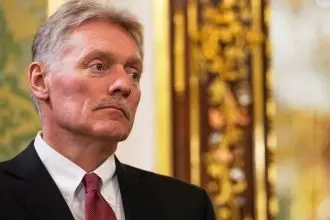 Dmitrij Peskov na sastanku Putina i Madura u Kremlju, 7. svibnja 2025., uoči 80. obljetnice pobjede u Drugom svjetskom ratu.