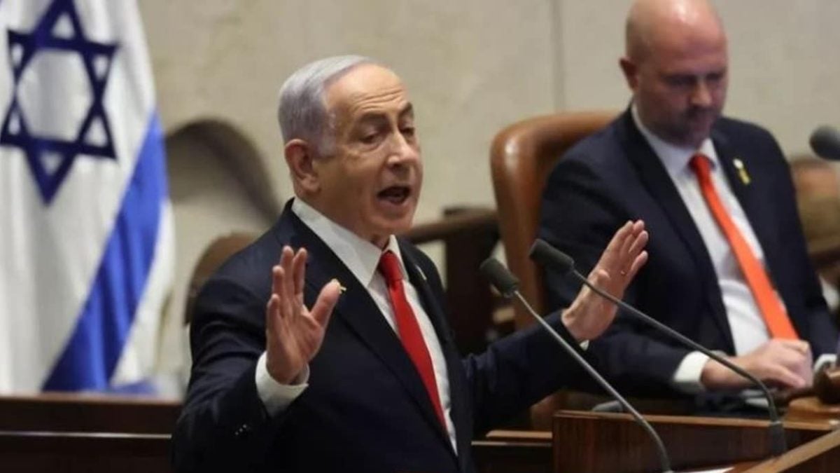 Izraelski premijer Benjamin Netanyahu govori u parlamentu tijekom rasprave o sigurnosnoj situaciji,