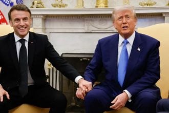 Sastanak Donalda Trumpa i Emmanuela Macrona u Ovalnom uredu Bijele kuće, 24. veljače 2025.