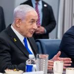 Benjamin Netanyahu tijekom sastanka u Pentagonu, 9. srpnja 2025.