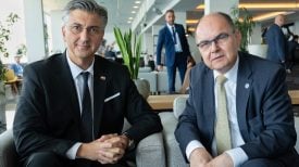 Plenković S visokim predstavnikom za Bosnu i Hercegovinu OHR_BiH Christianom Schmidtom