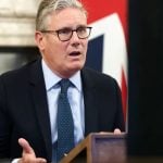 London, 13. kolovoza 2025., britanski premijer Keir Starmer supredsjedao virtualnim sastankom Koalicije voljnih uoči susreta Trumpa i Putina na Aljasci