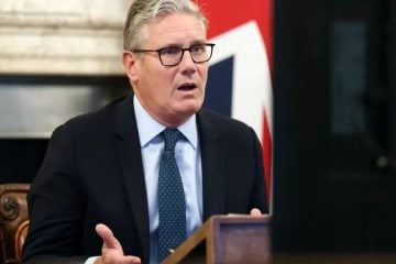 London, 13. kolovoza 2025., britanski premijer Keir Starmer supredsjedao virtualnim sastankom Koalicije voljnih uoči susreta Trumpa i Putina na Aljasci