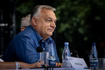 Viktor Orbán govori na Ljetnom sveučilištu u Băile Tușnadu, 26. srpnja 2025.