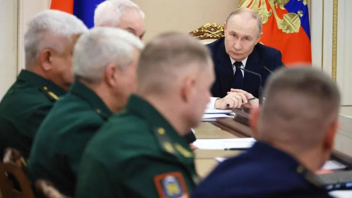 Ruski predsjednik Vladimir Putin predsjeda sastankom o situaciji u zoni takozvane „specijalne vojne operacije” u Moskvi, 29. prosinca 2025.