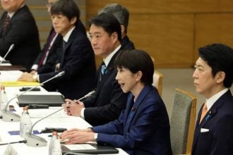 Japanska premijerka Sanae Takaichi i talijanska premijerka Giorgia Meloni na japansko-talijanskom summitu u Tokiju, 16. siječnja 2026.