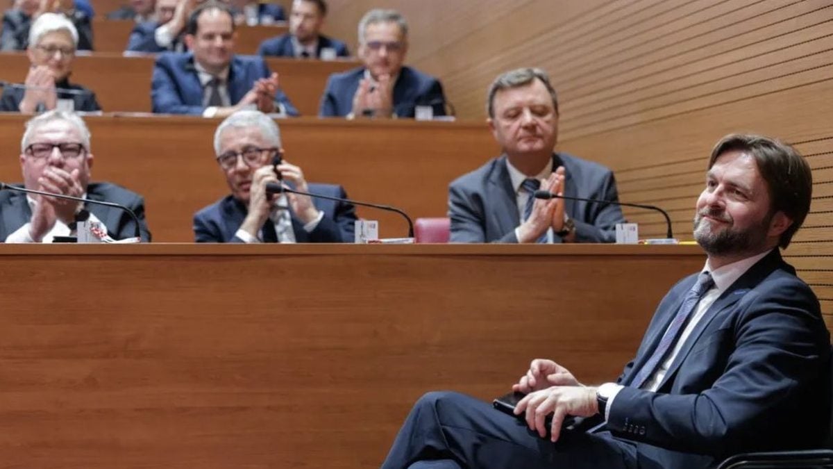 Tomislav Ćorić tijekom glasanja o povjerenju za obnašanje dužnosti ministra financija u Hrvatskom saboru u Zagrebu, 29. siječnja 2026.