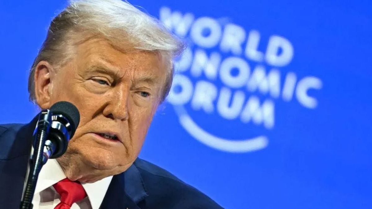 Predsjednik Sjedinjenih Američkih Država Donald Trump drži posebno obraćanje na godišnjem sastanku Svjetskog gospodarskog foruma u Davosu, 21. siječnja 2026.