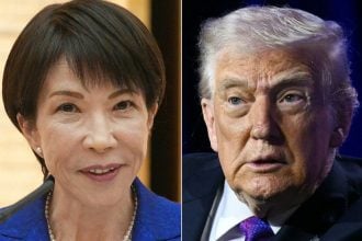 Japanska premijerka Sanae Takaichi i američki predsjednik Donald Trump na kombiniranoj fotografiji prije najave posjeta Bijeloj kući