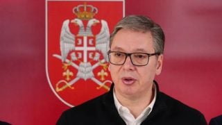 Aleksandar Vučić u Beogradu govori o ponovnom uvođenju vojnog roka u Srbiji nakon sastanka s vojnim čelnicima 29. siječnja 2026.