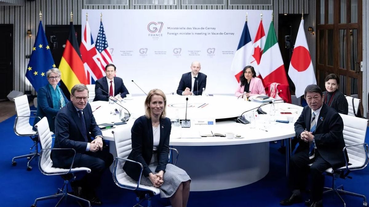 Ministri vanjskih poslova G7 i partnerskih zemalja na sastanku o miru i sigurnosti pokraj Pariza 27. ožujka 2026.