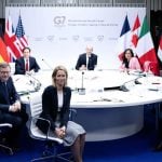 Ministri vanjskih poslova G7 i partnerskih zemalja na sastanku o miru i sigurnosti pokraj Pariza 27. ožujka 2026.