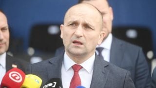Ivan Anušić na svečanoj primopredaji gumenih brodica Modrulj u Splitu