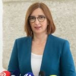 Marijana Puljak govori na konferenciji za medije