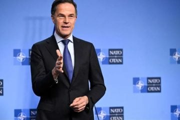 Glavni tajnik NATO-a Mark Rutte govori na konferenciji za novinare u sjedištu NATO-a u Bruxellesu.