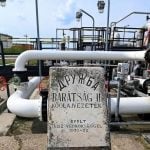 Prijamna postaja naftovoda Družba u rafineriji Duna kraj Budimpešte, važnoj za opskrbu Mađarske ruskom naftom.