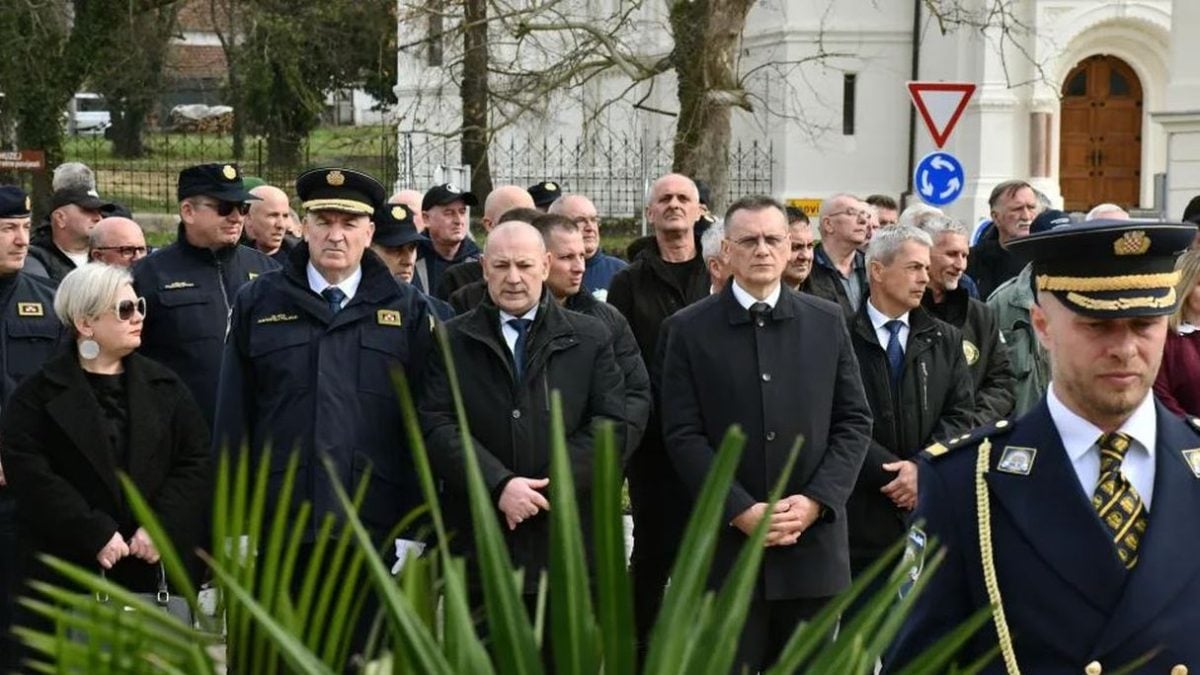 Tomo Medved na obilježavanju 35. godišnjice početka Domovinskog rata u Pakracu 2. ožujka 2026.