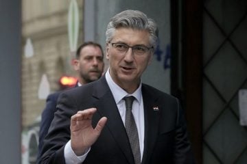 Andrej Plenković na zajedničkoj sjednici Predsjedništva i Nacionalnog odbora HDZ-a u Zagrebu 2. ožujka 2026.