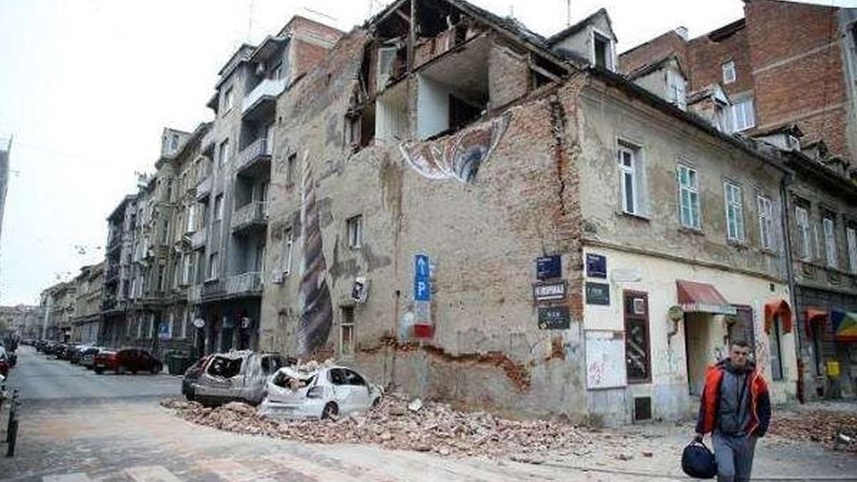 Štete na kućama u središtu Zagreba nakon potresa koji su 22. ožujka 2020. pogodili grad i okolicu