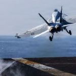 F/A-18E Super Hornet polijeće s nosača USS Abraham Lincoln u sklopu operacije Epic Fury 28. veljače 2026.