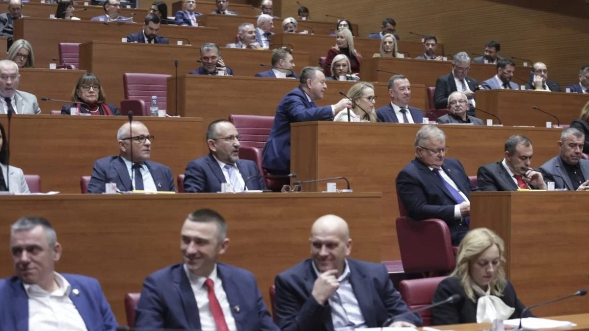 Glasovanje u Hrvatskom saboru na nastavku 8. sjednice o amandmanima i proračunu za iduću godinu 5. prosinca 2025.