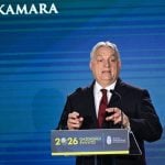 Mađarski premijer Viktor Orban govori na događaju „Otvaranje gospodarske godine” u Puskás Areni u Budimpešti.