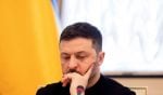 Ukrajinski predsjednik Volodimir Zelenski tijekom brifinga nakon sastanka s vladom u Kijevu.