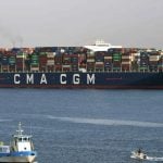 Kontejnerski brod kompanije CMA CGM uplovljava u luku Marseille