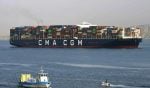Kontejnerski brod kompanije CMA CGM uplovljava u luku Marseille