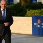 Poljski premijer Donald Tusk dolazi na neformalni sastanak Europskog vijeća u Ayia Napi.
