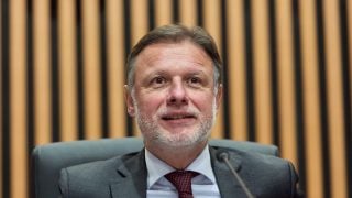 Gordan Jandroković tijekom glasanja saborskih zastupnika u Hrvatskom saboru u Zagrebu