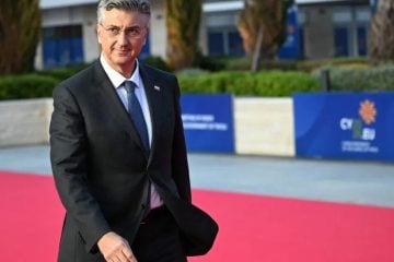 Andrej Plenković dolazi na neformalni sastanak Europskog vijeća u Ayia Napi.