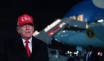 Donald Trump obraća se medijima nakon izlaska iz Air Force One u Zajedničkoj bazi Andrews u Marylandu.