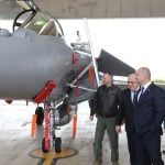 Ministar Anušić s povjerenikom EK za obranu i svemir Andriusom Kubiliusom u HRZ-u