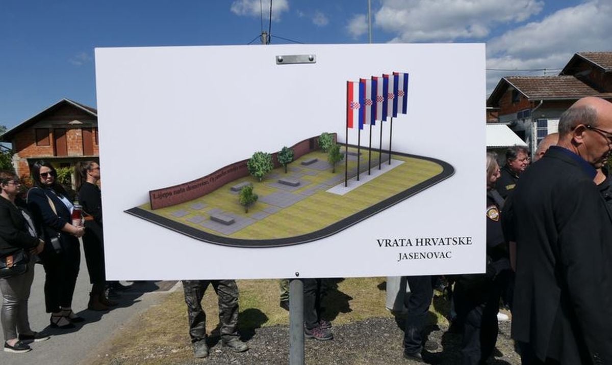 Jasenovac: Obljetnica "Bljeska" obilježena početkom gradnje "Vrata Hrvatske"