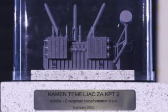 Polaganje kamena temeljca za proširenje tvornice Končar – Energetski transformatori
