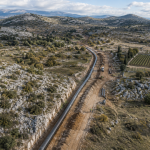 Trasa plinovoda kroz krški krajolik Hercegovine