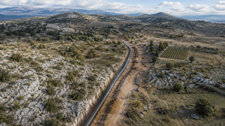 Trasa plinovoda kroz krški krajolik Hercegovine